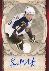 2010-11 Upper Deck Artifacts Auto-Facts Spencer Machacek #AF-SP Auto